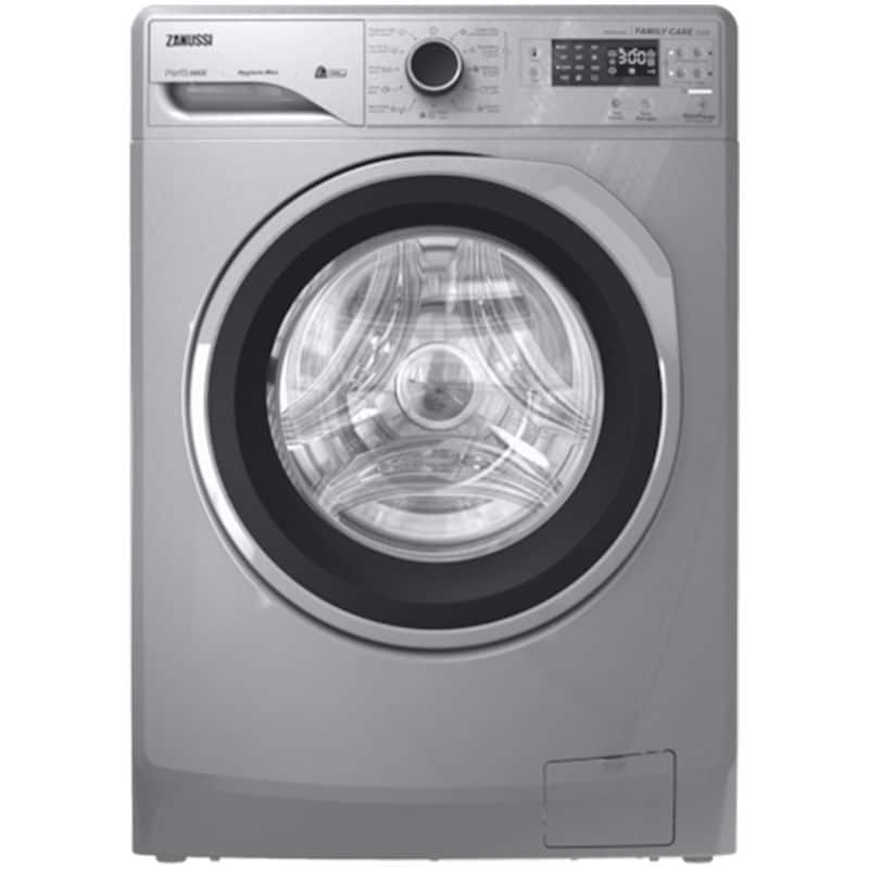 Zanussi Automatic Front Load Washing Machine - 6K - Fuzzy Logic Technology - Silver - ZWF6240SS5 Zanussi Automatic Front Load Washing Machine - 6K - Fuzzy Logic Technology - Silver - ZWF6240SS5 - Image 1