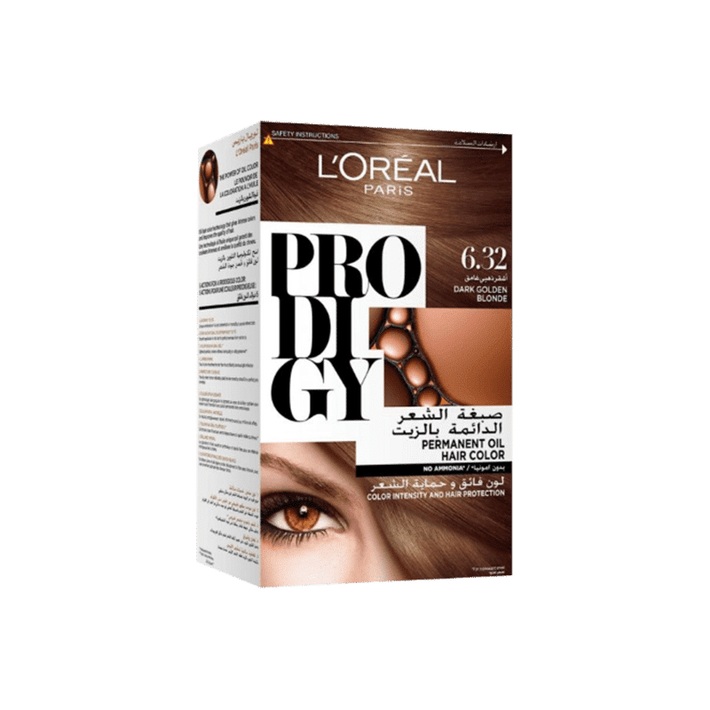 L'Oreal Paris Prodigy Dark Golden Blonde Hair Dye Number 6.32 L'Oreal Paris Prodigy Dark Golden Blonde Hair Dye Number 6.32 - Image 1