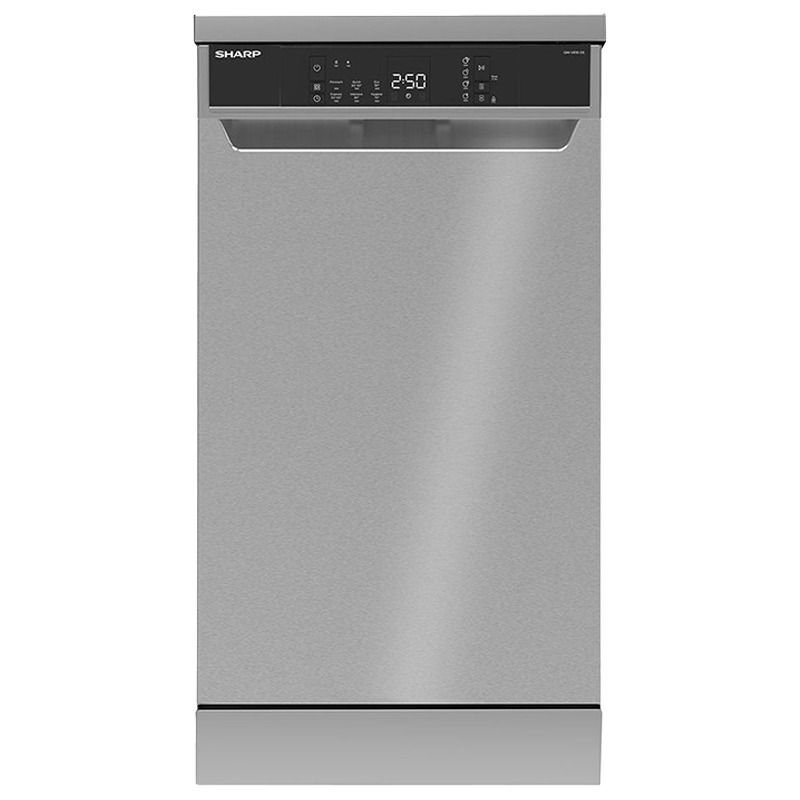 Sharp Dishwasher - 10 Person - 6 Programs - Antibacterial Filter - Stainless - QW-V610-SS Sharp Dishwasher - 10 Person - 6 Programs - Antibacterial Filter - Stainless - QW-V610-SS - Image 1