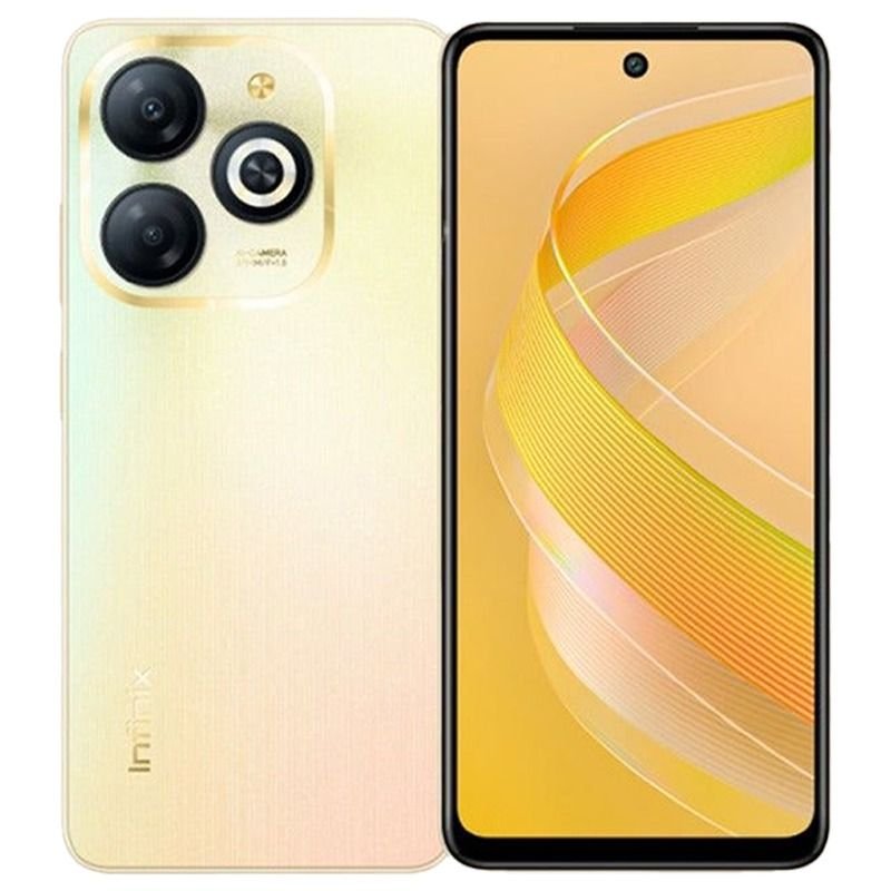Infinix Smart 8 Mobile Phone - 2GB RAM - 64GB Storage Capacity - Dual SIM - Shiny Gold Infinix Smart 8 Mobile Phone - 2GB RAM - 64GB Storage Capacity - Dual SIM - Shiny Gold - Image 1