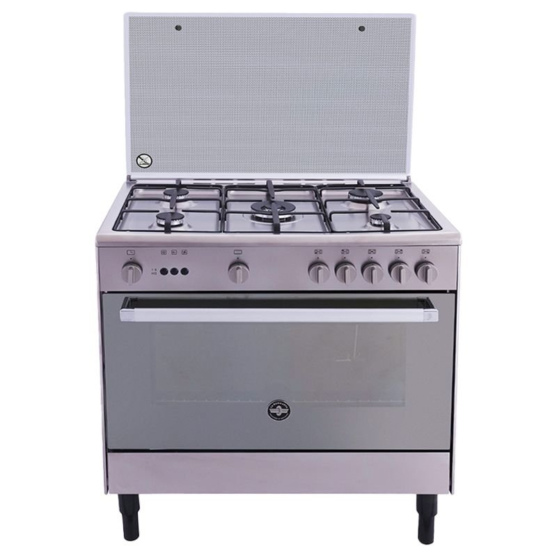 La Germania Premio+ Classica Cooker - 5 Burners - 90cm - Cooling Fan - Stainless Steel - 9D10GUB1X4AWW La Germania Premio+ Classica Cooker - 5 Burners - 90cm - Cooling Fan - Stainless Steel - 9D10GUB1X4AWW - Image 1