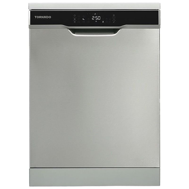 Tornado Dishwasher - 15 Person - 60cm - 8 programs - Digital Display - Inox - TDV-FN158COX Tornado Dishwasher - 15 Person - 60cm - 8 programs - Digital Display - Inox - TDV-FN158COX - Image 1