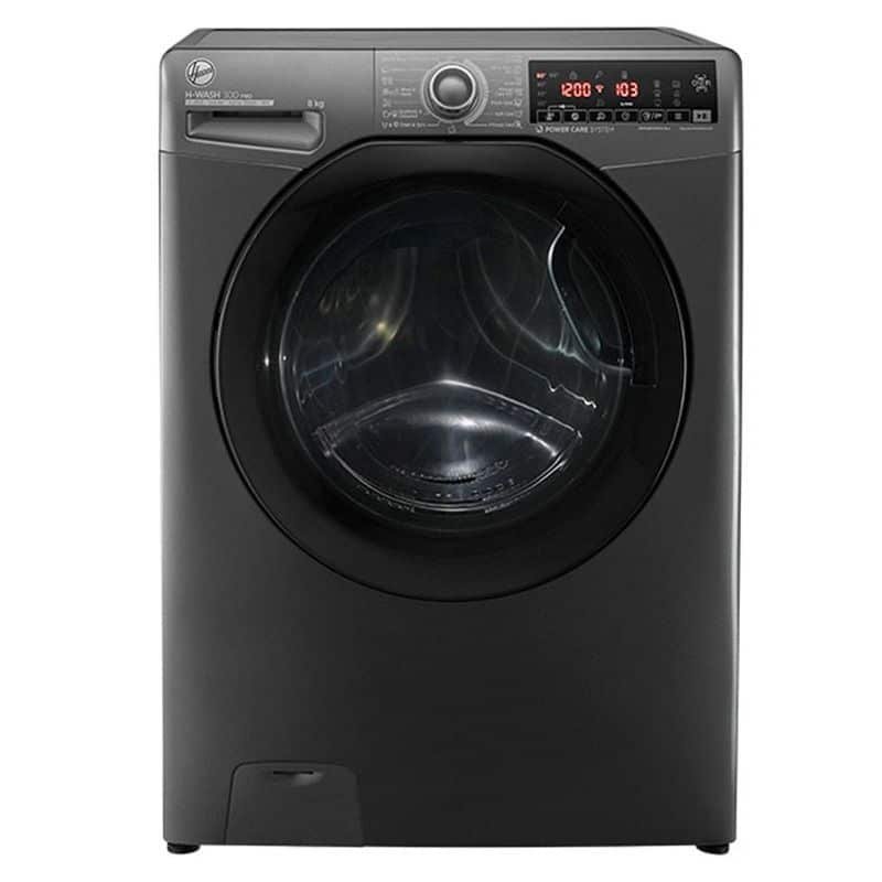 Hoover Automatic Front Load Washing Machine - 8Kg - Inverter Motor - Silver - H3WS38TAMF7R - ELA Hoover Automatic Front Load Washing Machine - 8Kg - Inverter Motor - Silver - H3WS38TAMF7R - ELA - Image 1