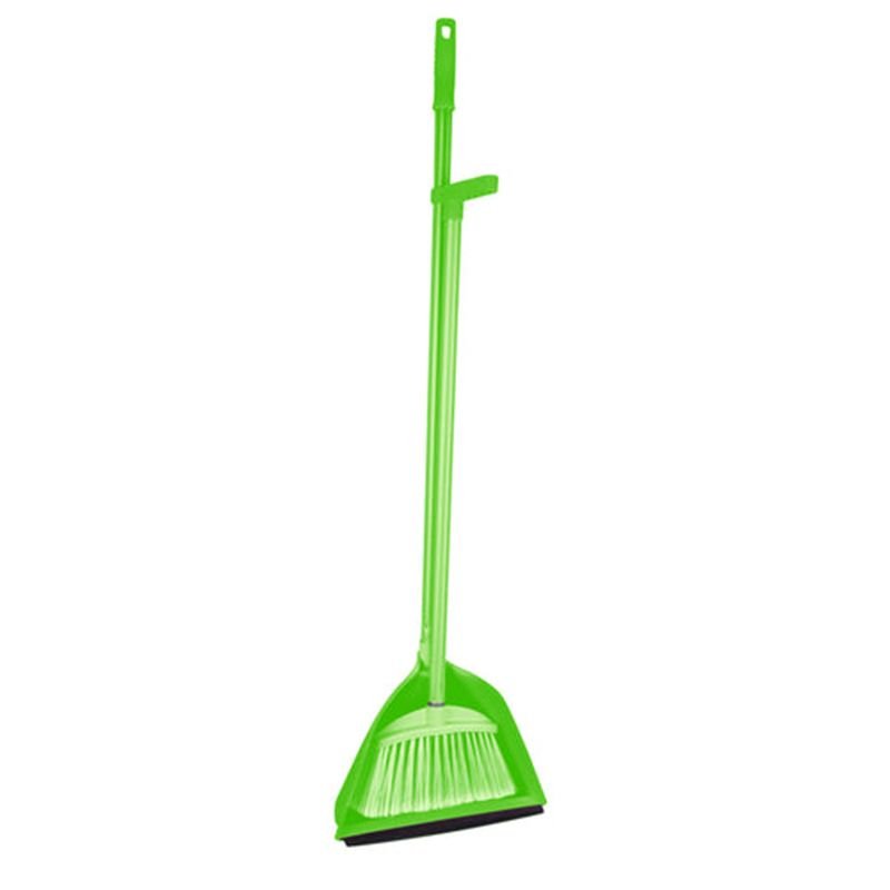 Helal & Silver Star Mongiz Dustpan & Brush With Handle Helal & Silver Star Mongiz Dustpan & Brush With Handle - Image 1