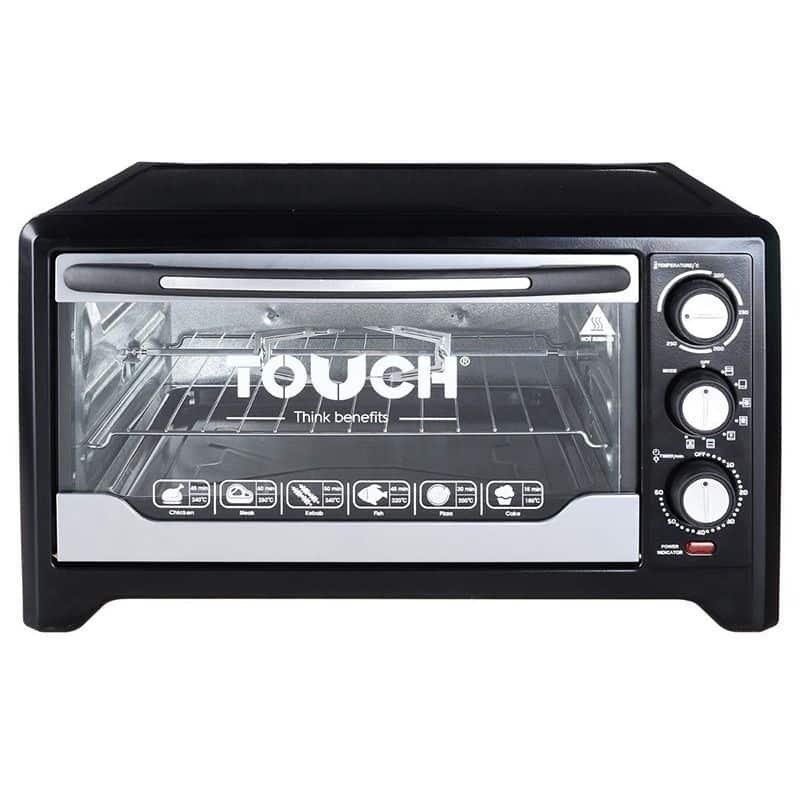 Touch Electric Oven - 36L - 1500W - Rotisserie - Black - 40616 Touch Electric Oven - 36L - 1500W - Rotisserie - Black - 40616 - Image 1