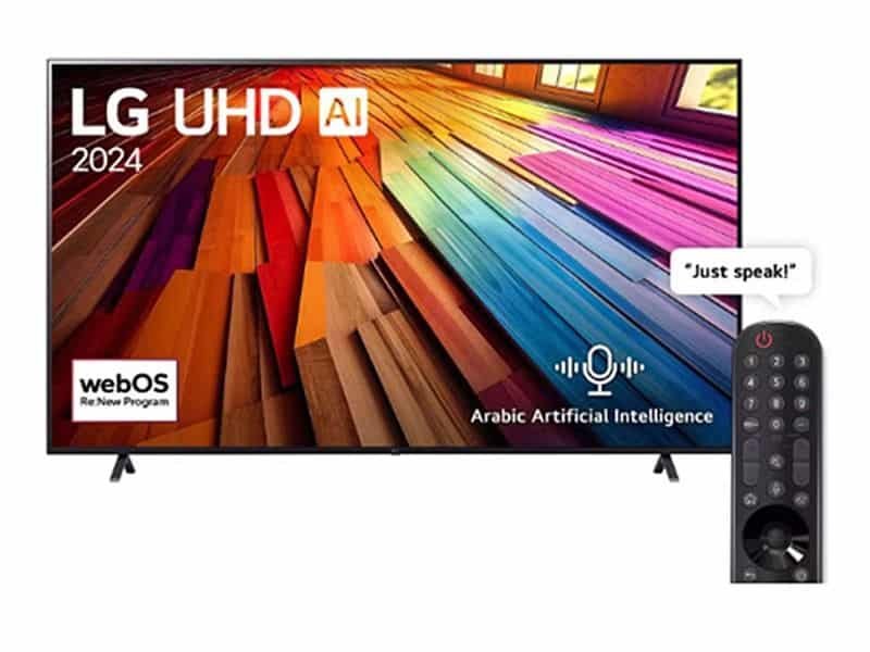 LG UHD 86 Inch - AI UT80 4K Smart TV - AI Magic remote - HDR10 - webOS24 (2024) - 86UT80006LB LG UHD 86 Inch - AI UT80 4K Smart TV - AI Magic remote - HDR10 - webOS24 (2024) - 86UT80006LB - Image 1