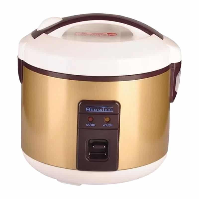 Media Tech Rice & Vegetables Cooker - 1.5L - 500W - Gold - MT-BZ071 Media Tech Rice & Vegetables Cooker - 1.5L - 500W - Gold - MT-BZ071 - Image 1