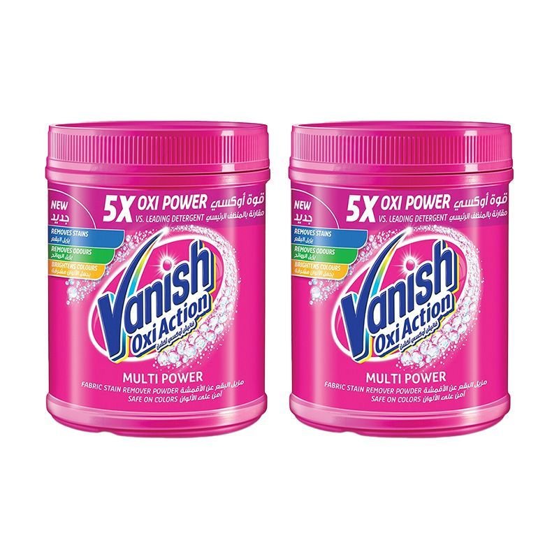 Vanish Oxi Action Powdered Stain Remover - 450g x 2 Pieces Vanish Oxi Action Powdered Stain Remover - 450g x 2 Pieces - Image 1