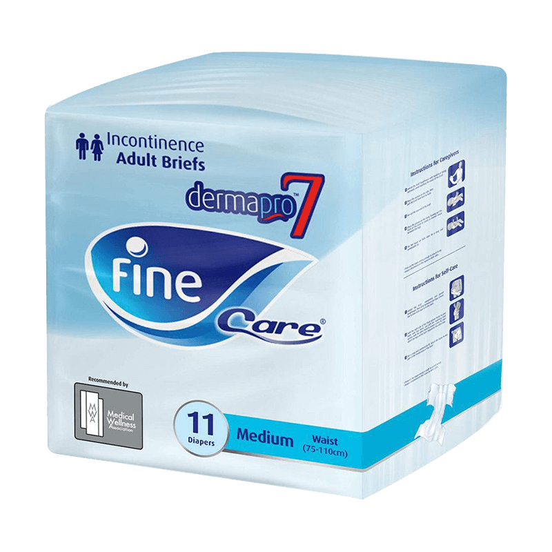 Fine Care Adult Briefs - Medium - 11 Diapers Fine Care Adult Briefs - Medium - 11 Diapers - Image 1