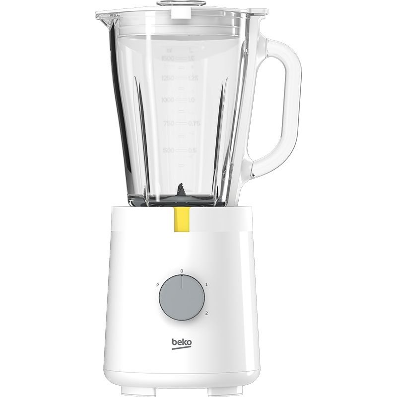 Beko Blender - 1500L - 600W - Anti-Slip Feet - White - TBN 62608 W Beko Blender - 1500L - 600W - Anti-Slip Feet - White - TBN 62608 W - Image 1